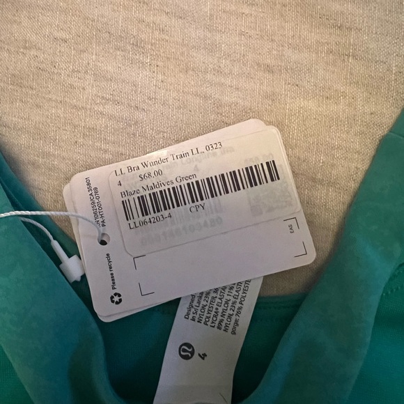 Lululemon Wundertrain Long Lined Bra - Picture 6 of 7